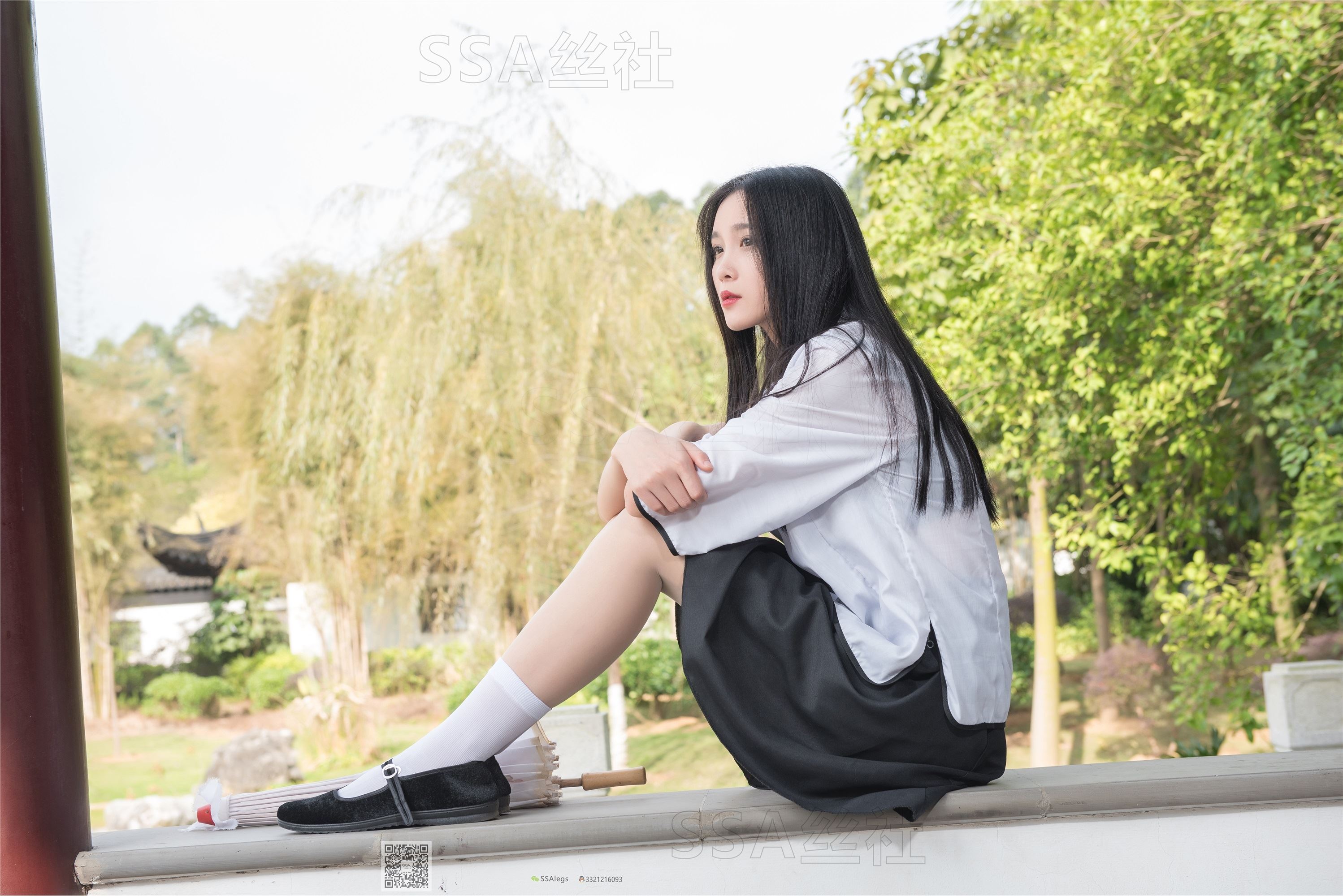 SSA丝社 超清写真 NO.068 君君 民国学妹肉丝白袜